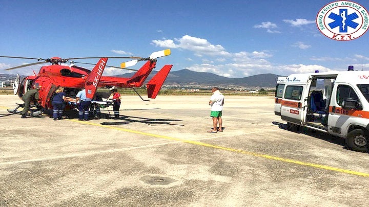 Significant increase in air medical evacuations from the Greek islands